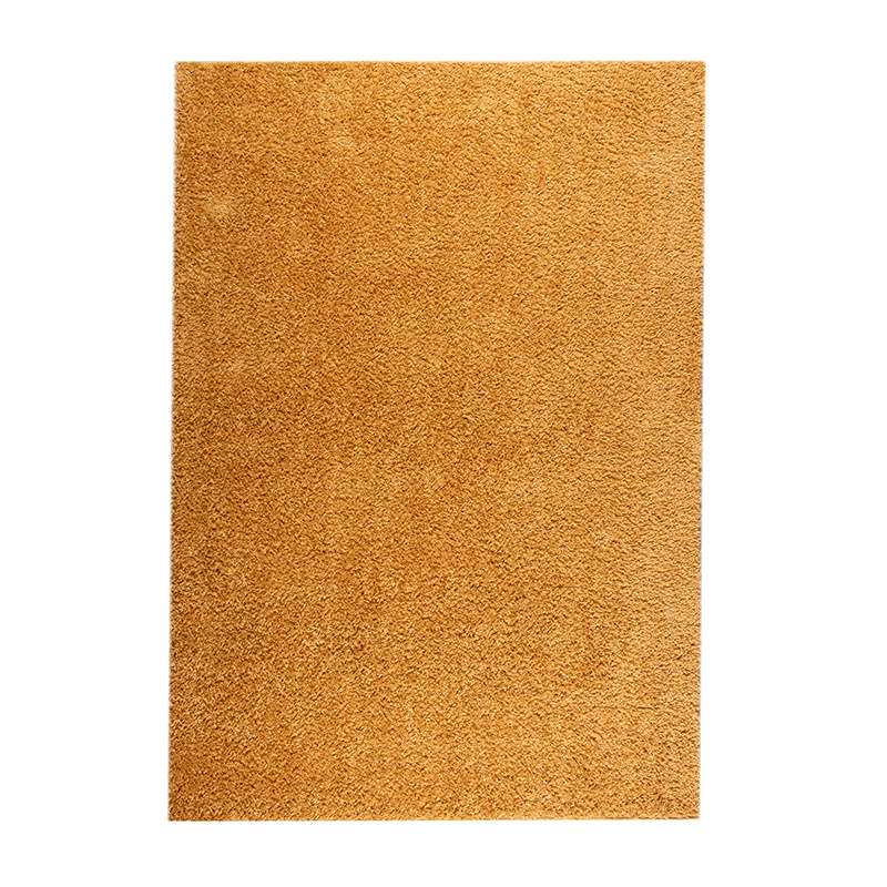 Hoogpolig vloerkleed - Solid Geel - sfeer