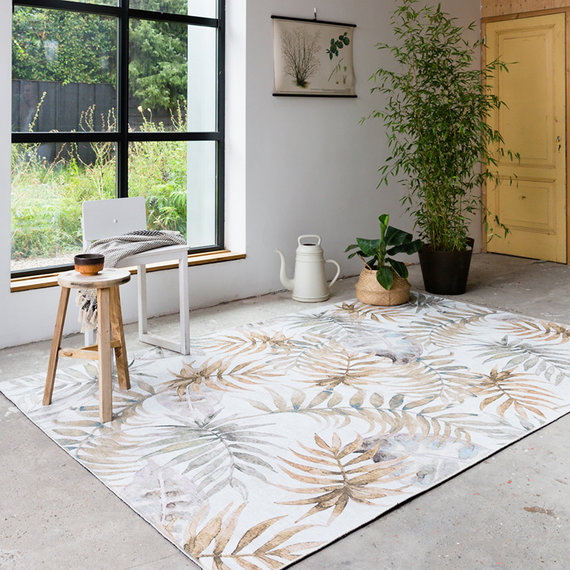 FRAAI Botanical vloerkleed - Palmier Leaves Nature