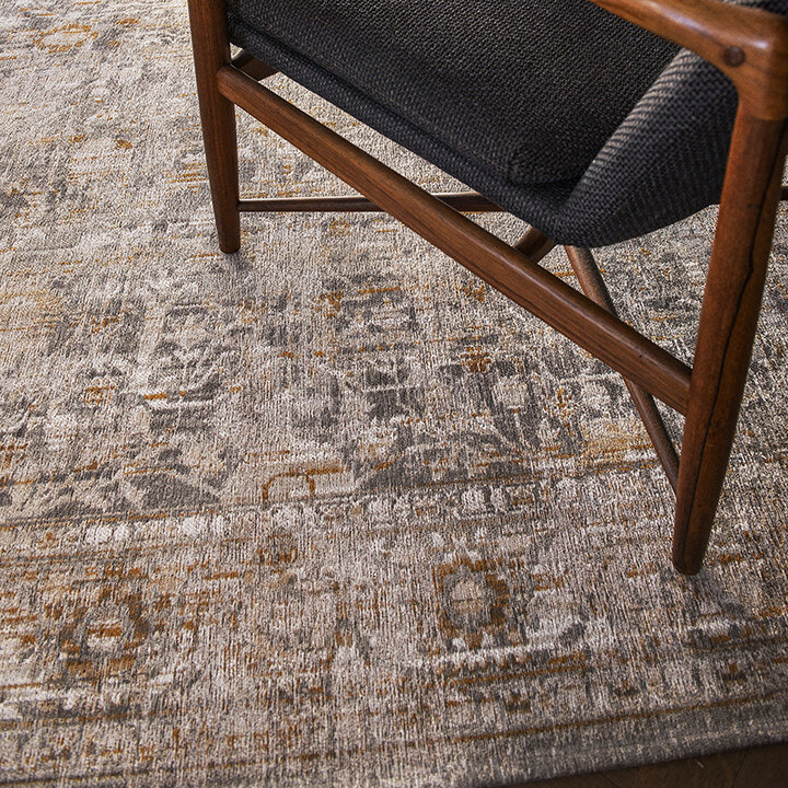 Vintage vloerkleed - Antiquarian Ushak Grijs 8884