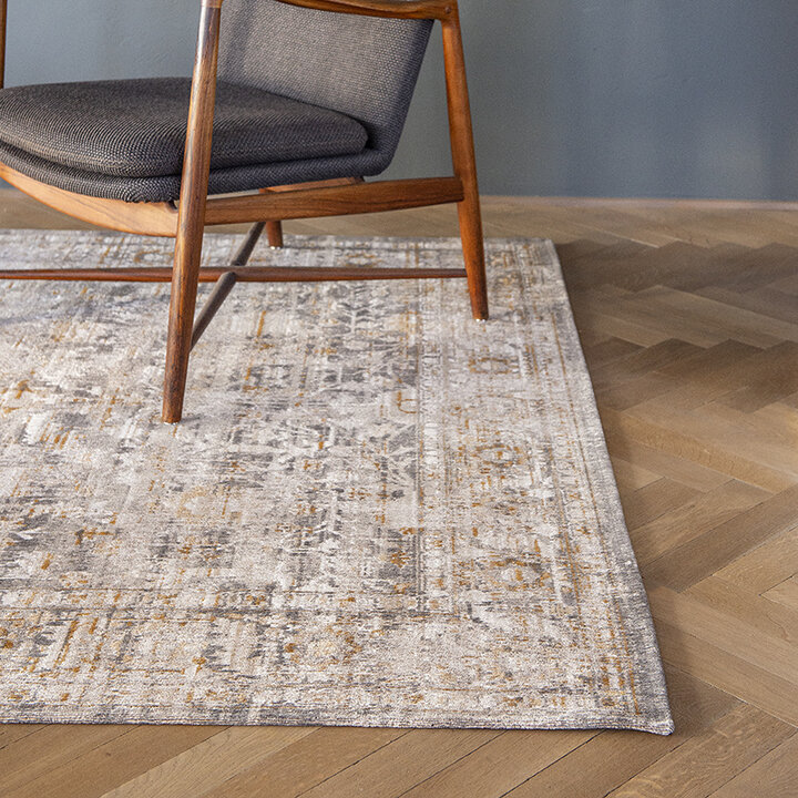 Vintage vloerkleed - Antiquarian Ushak Grijs 8884