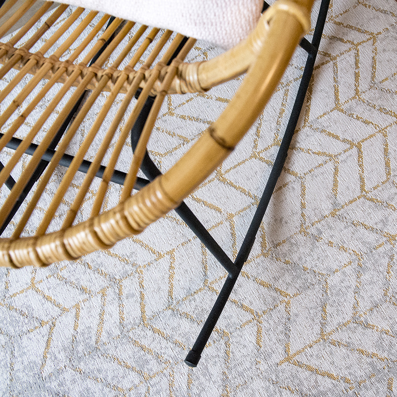 Vintage vloerkleed - Mad Men Central Yellow 8928 - sfeer