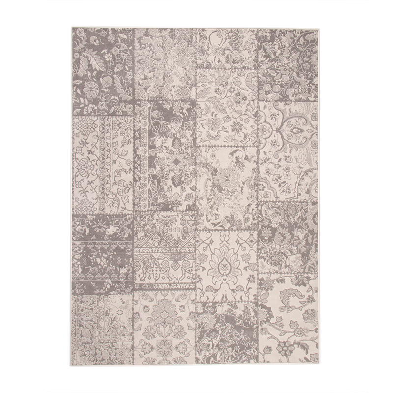 Patchwork vloerkleed - Miracle Grijs/Bruin - sfeer