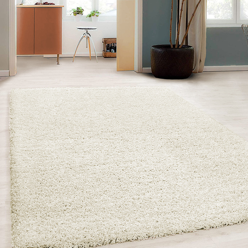 Hoogpolig vloerkleed - Solid Wit