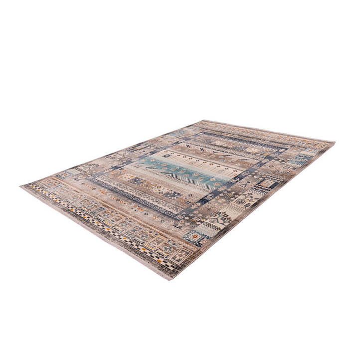 Vintage vloerkleed - Arira 525 Bruin/Blauw