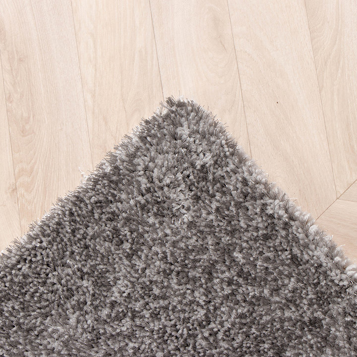 Hoogpolig vloerkleed - Glazy Lichtgrijs