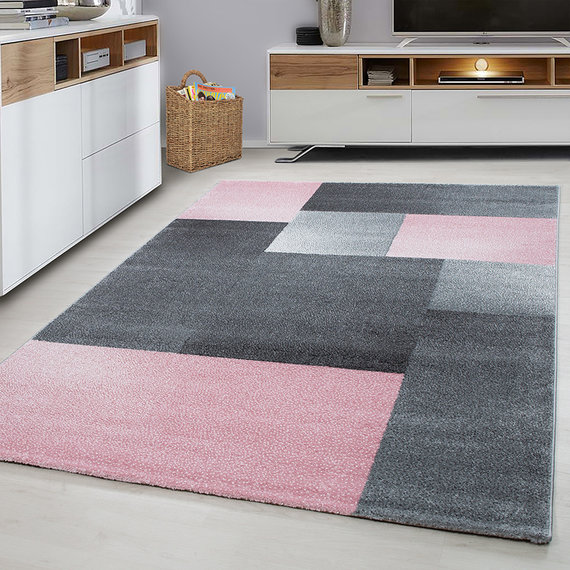 Adana Carpets Modern vloerkleed - Lucca Roze