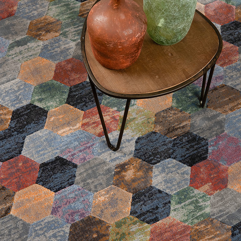 Modern Vloerkleed - Amado Multicolor 2626 - sfeer