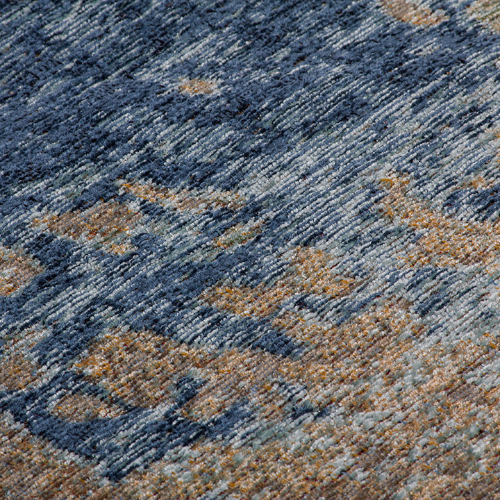 Modern vloerkleed - Bright 100 Multi/Blauw