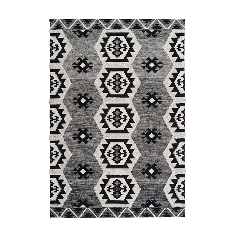 Scandinavisch vloerkleed - Ethno 300 Grijs - sfeer