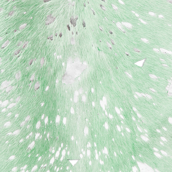 Koeienhuid - Elara Lichtblauw/Zilver