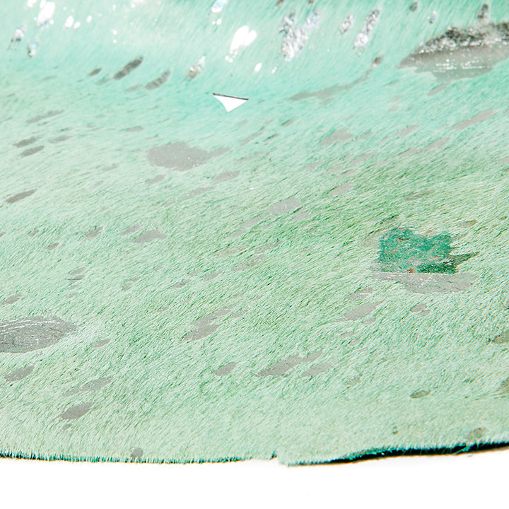 Koeienhuid - Elara Lichtblauw/Zilver