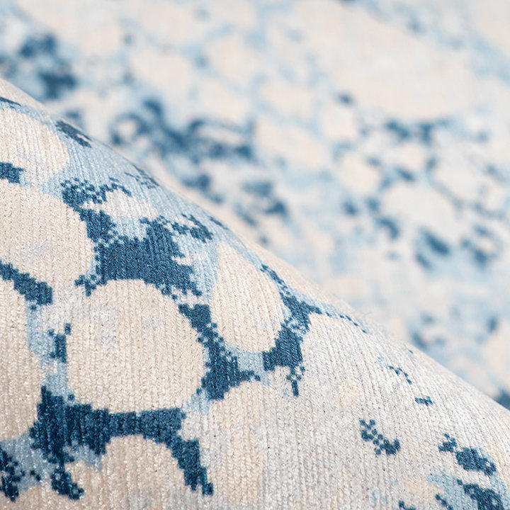 Vintage vloerkleed - Gala 700 Creme/Blauw