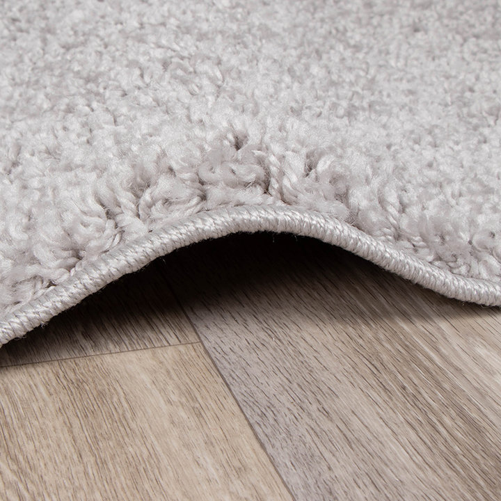 Dywan okrągły z długim włosiem - Lofty Jasnoszary