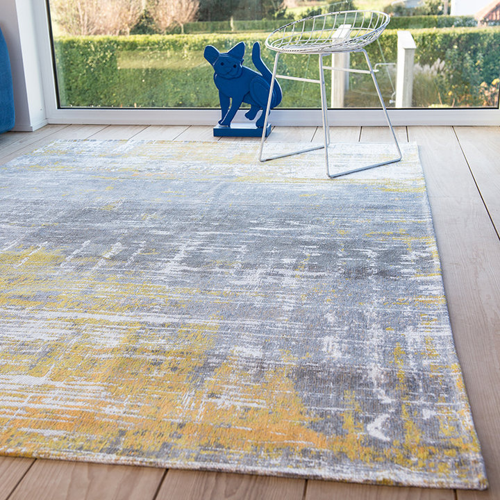 Vintage vloerkleed - Atlantic Streaks 8715 Geel