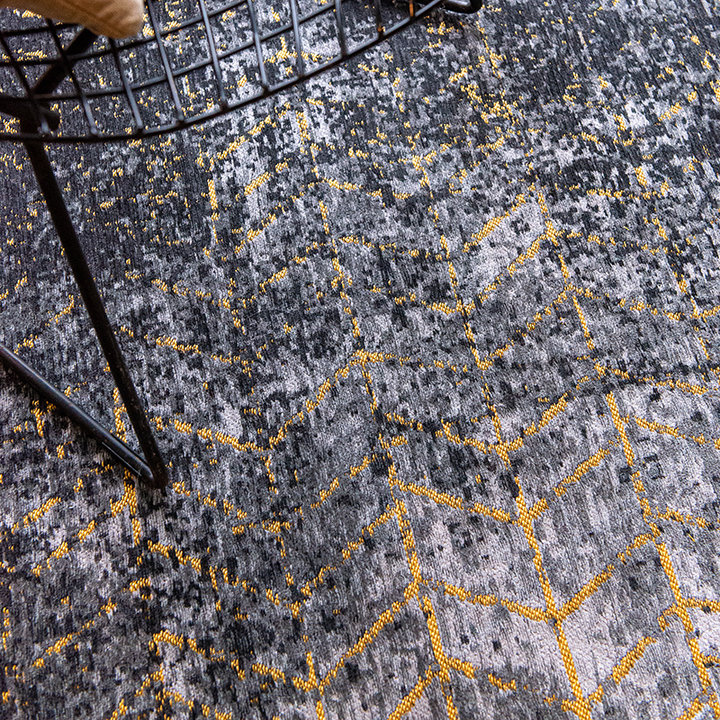 Vintage vloerkleed - Mad Men Jacob's Ladder 8422 Grijs