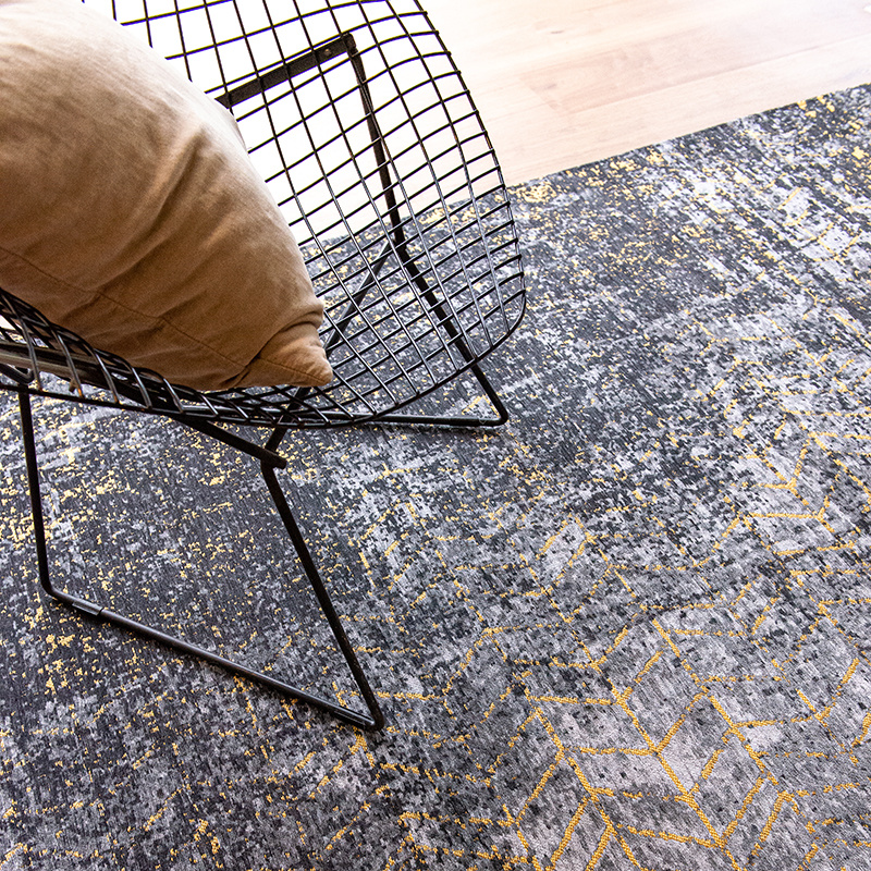 Vintage vloerkleed - Mad Men Jacob's Ladder 8422 Grijs - sfeer