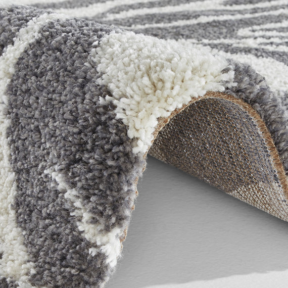 Mint Rugs Hoogpolig vloerkleed - Allure Desert Grijs Creme