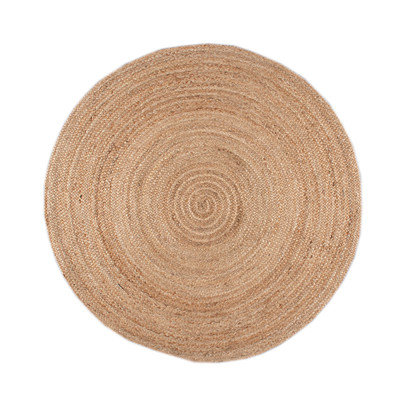Jute vloerkleed - Fair Rond Naturel - sfeer