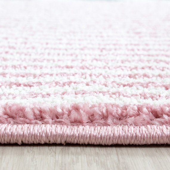 Adana Carpets Rond Kindervloerkleed - Ava Multi Roze