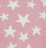 Adana Carpets Rond Kindervloerkleed - Bambi Ster Roze