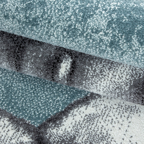 Adana Carpets Rond Kindervloerkleed - Bambi Schildpad Blauw