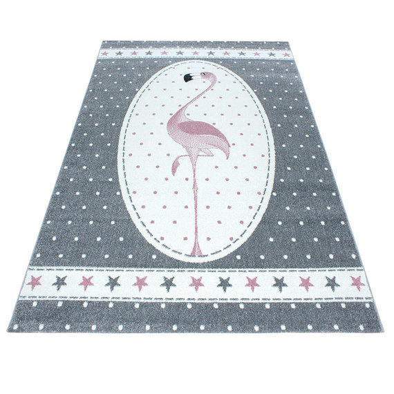 Adana Carpets Kindervloerkleed - Amber Flamingo Roze