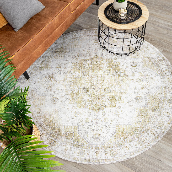 Dywan okrągły vintage - Lago Zielony