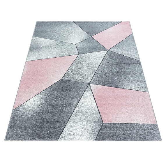 Adana Carpets Modern Vloerkleed - Brick Roze 1120