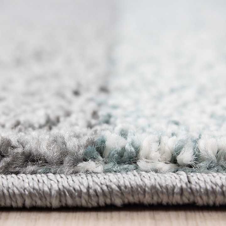 Modern vloerkleed - Lucca Blauw 1810