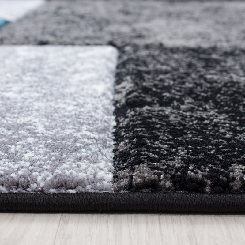 Moderne Loper - Tetris Turquoise 1330 - sfeer