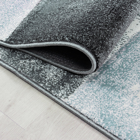 Adana Carpets Moderne loper - Tetris Blauw 1710