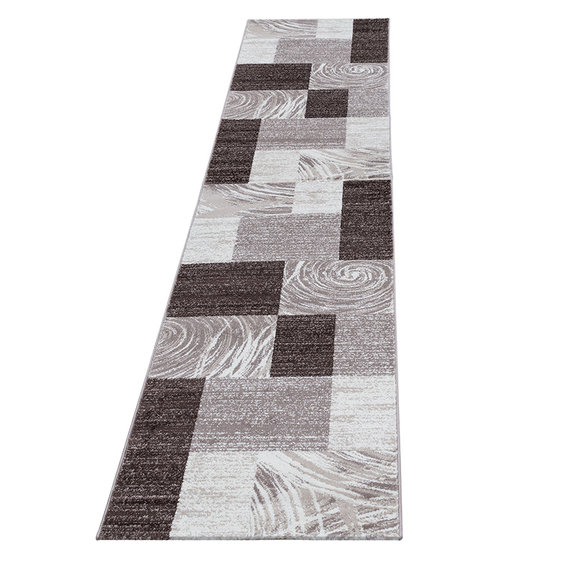 Adana Carpets Moderne loper - Jena Bruin 9220