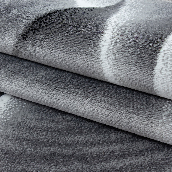Adana Carpets Moderne loper - Jena Zwart 9310