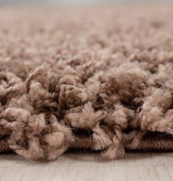 Adana Carpets Rond hoogpolig vloerkleed - Sade Mokka