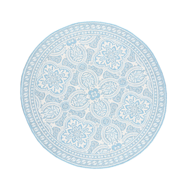 Rond Buitenkleed - Summer Oriental Lichtblauw - sfeer