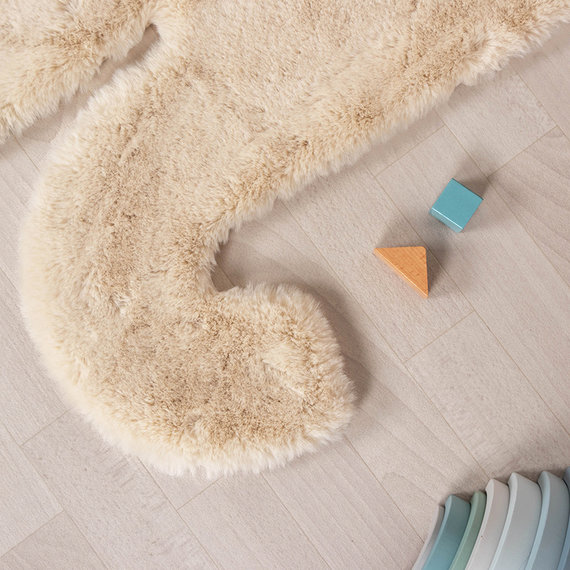 FRAAI Kindervloerkleed - Huggy Olifant Creme