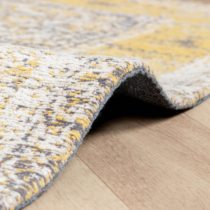 Vintage vloerkleed - Admire Geel