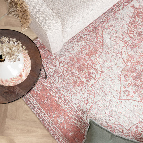 FRAAI Vintage vloerkleed - Admire Roze