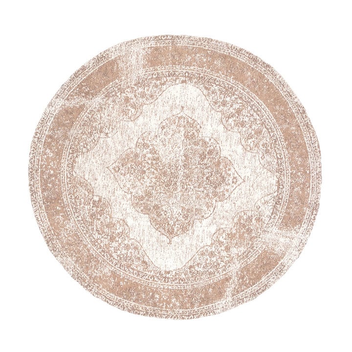 Rond Vintage vloerkleed - Admire Taupe