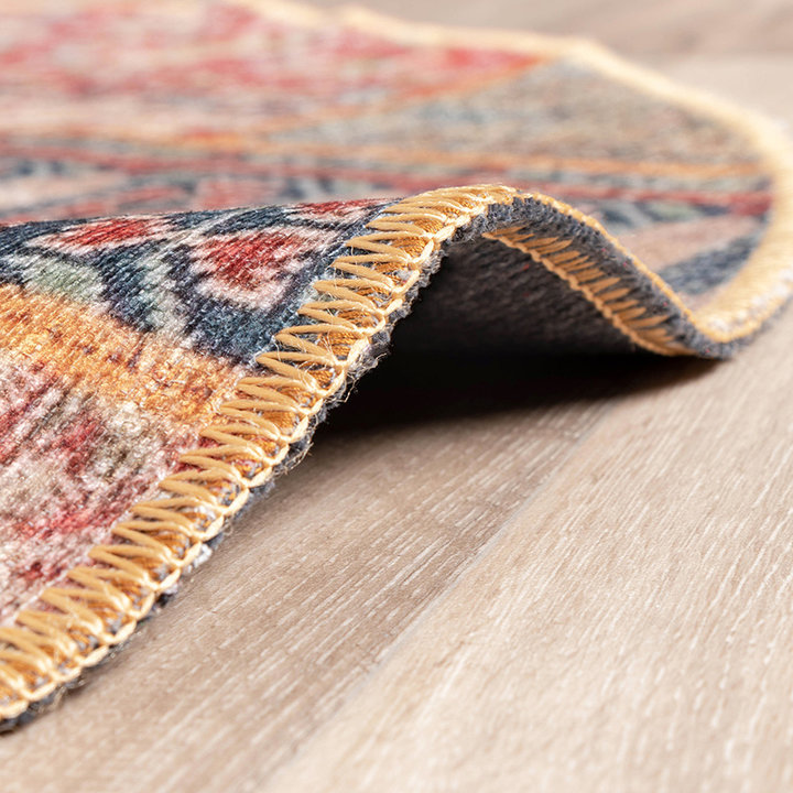 Dywan patchworkowy okrągły - Moods Rustic No.16