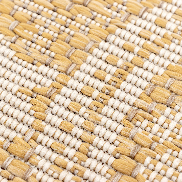 Dywan zewnętrzny okrągły - Summer Oriental Żółty