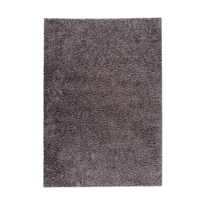 Hoogpolig vloerkleed - Solid Donker Grijs - sfeer