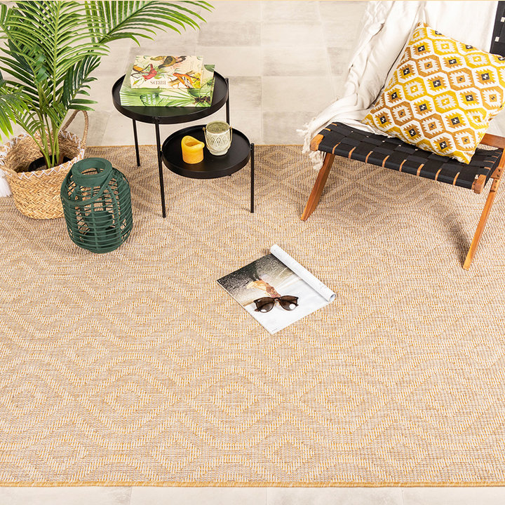 Buitenkleed - Summer Retro Geel