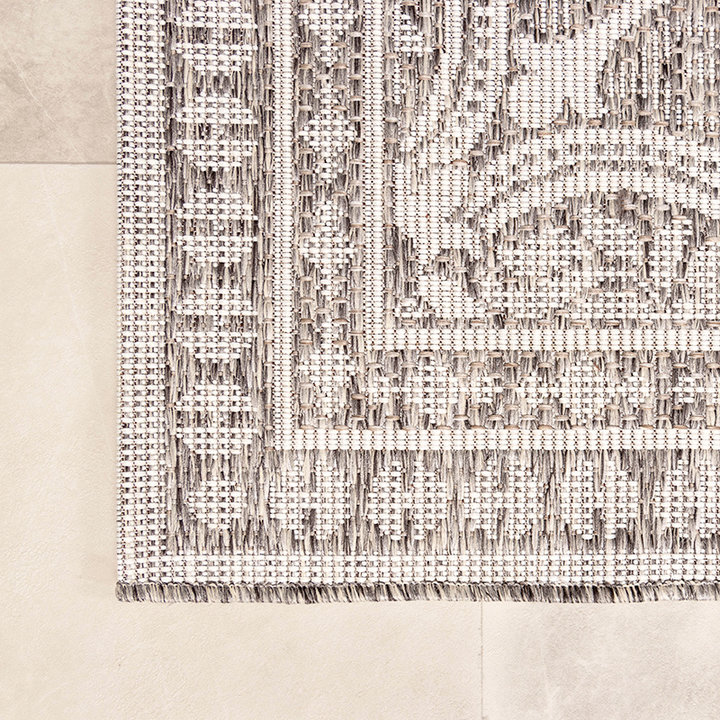 Buitenkleed - Summer Oriental Lichtgrijs