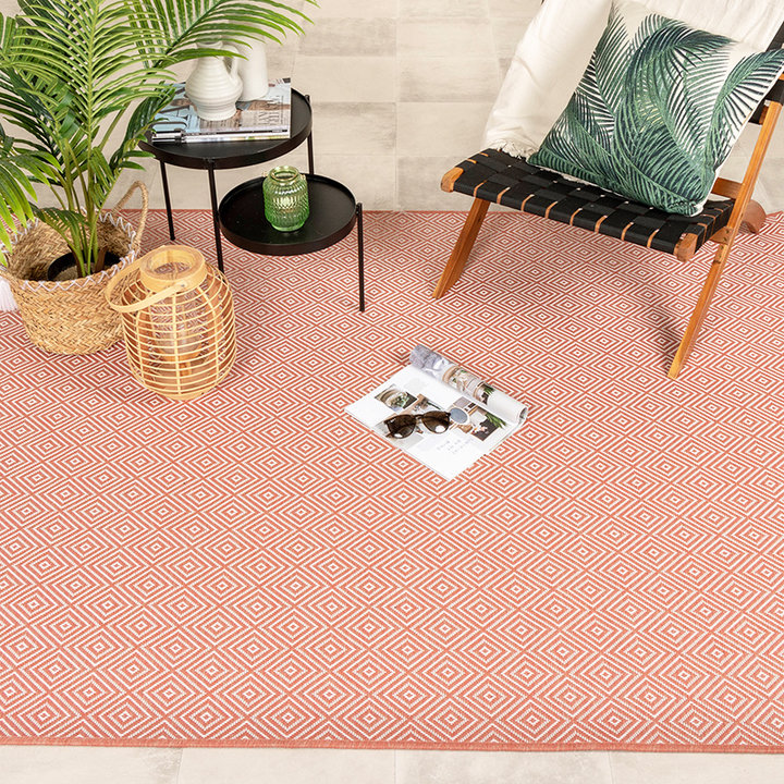 Buitenkleed - Summer Tile Roze