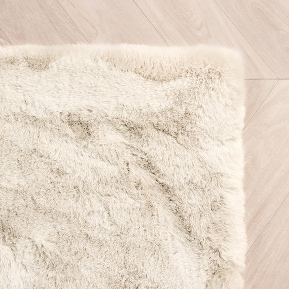 FRAAI Zachte Hoogpolige loper - Comfy Creme