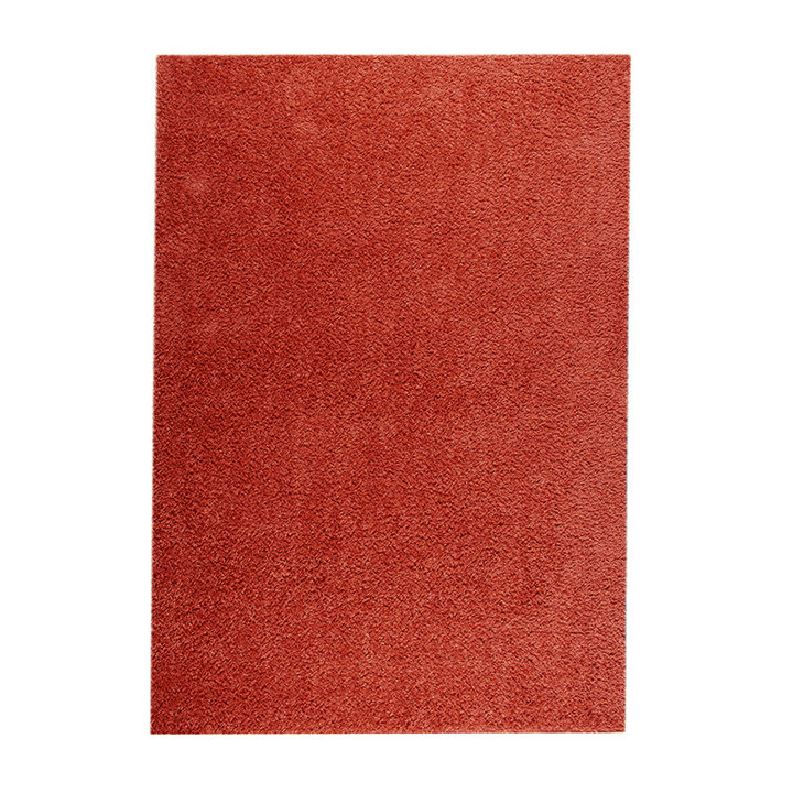 Hoogpolig vloerkleed - Solid Rood
