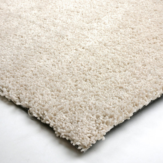 FLOOR Effen vloerkleed - Robbie Creme/Wit