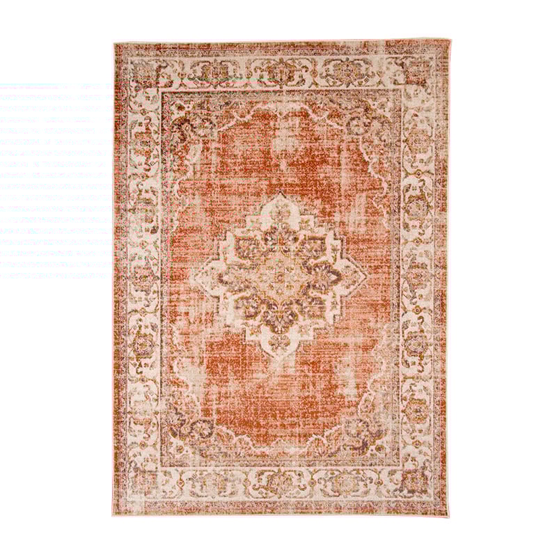 Vintage vloerkleed - Spring Medaillon Terra/Creme - sfeer