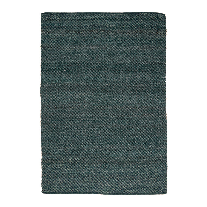 Wollen vloerkleed - Brilliant Blauw/Groen - sfeer